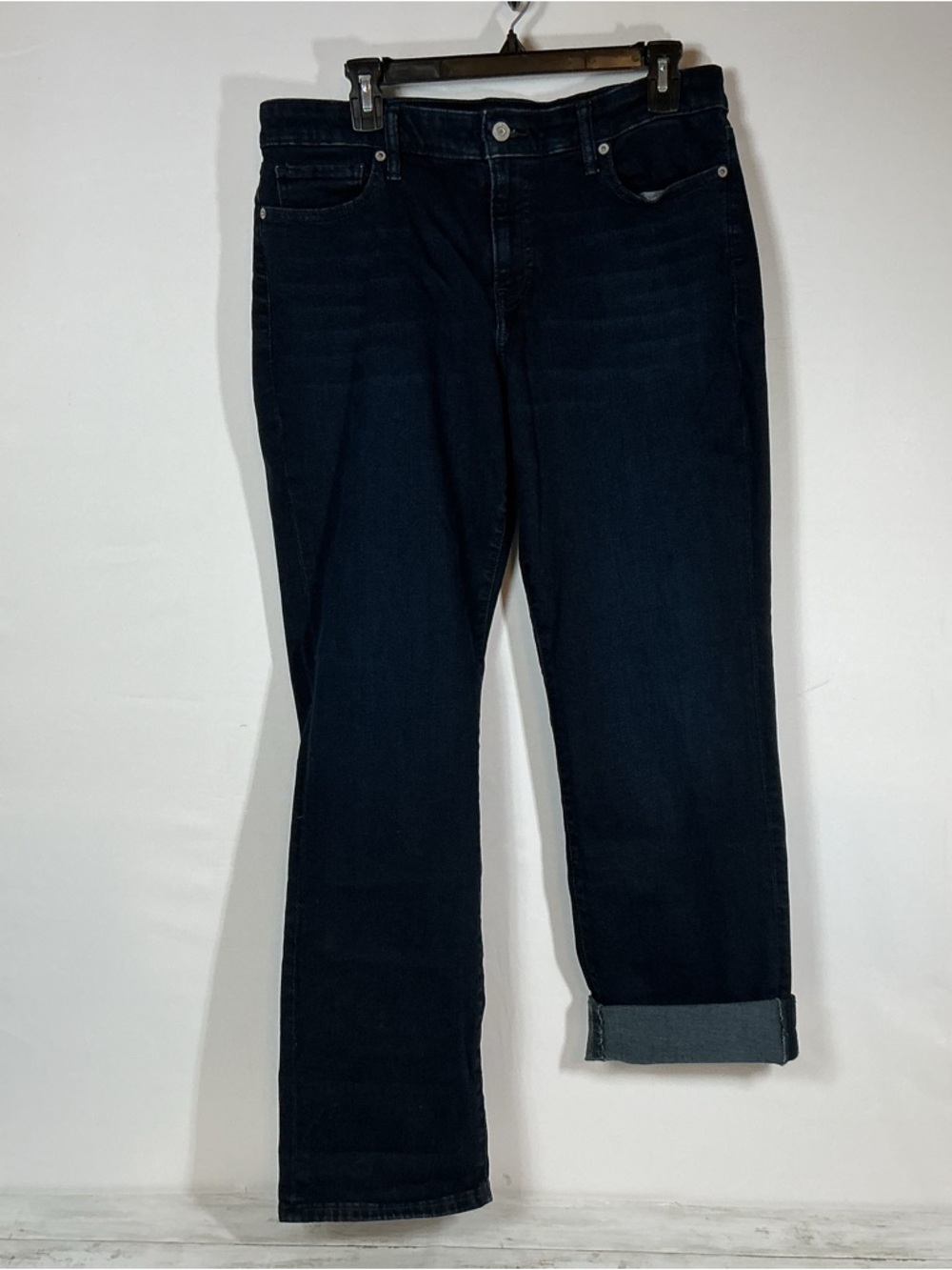 Lucky Brand Women's Straight Leg Jeans - Dark Indigo